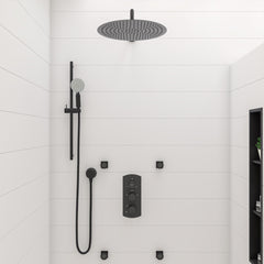 ALFI ALFI AB3830-BM Round Adjustable Shower Body Spray 1.2 GPM (2 inches)