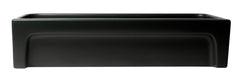 ALFI ALFI AB36TRBM 36 in. Trough Vessel Bathroom Sink Fireclay