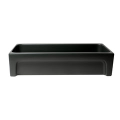 ALFI ALFI AB36TRBM 36 in. Trough Vessel Bathroom Sink Fireclay