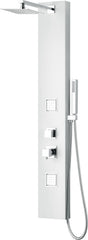 ALFI Alfi ABSP60W Shower Panel with 2 Body Sprays and Rain Shower Head