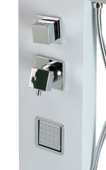 ALFI Alfi ABSP60W Shower Panel with 2 Body Sprays and Rain Shower Head