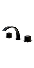 ALFI Alfi AB1322-BM Black Matte Widespread Bathroom Faucet
