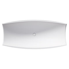ALFI Alfi AB9992 Solid Surface Resin Free Standing Oval Hammock Bathtub