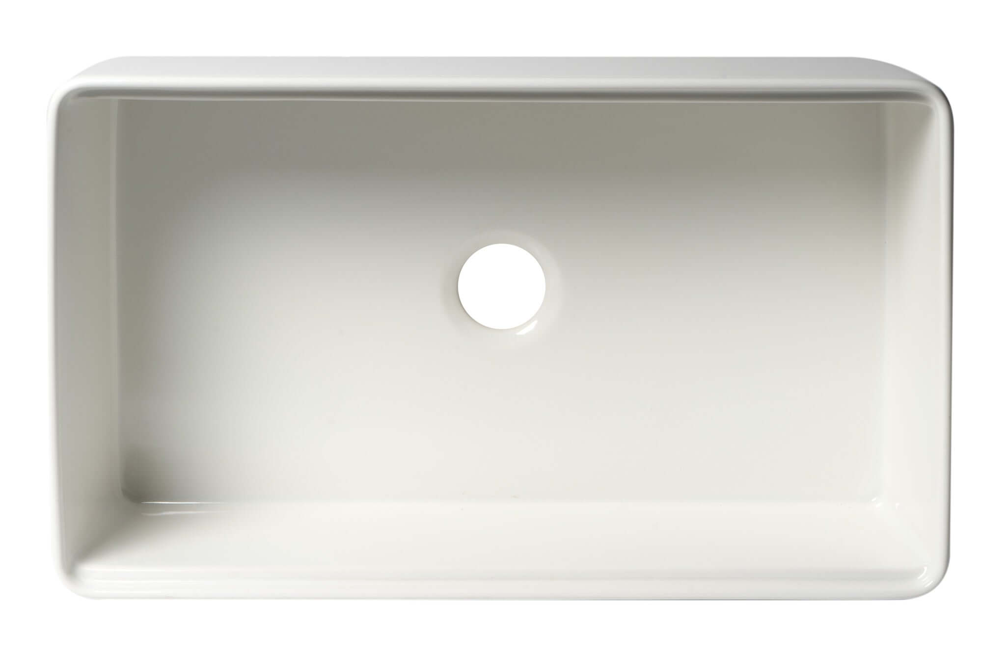 ALFI ALFI ABFS3320S-W 33 in. Step Rim Farmhouse/Apron-Front Single Bowl Fireclay Kitchen Sink Workstation /w Accessories