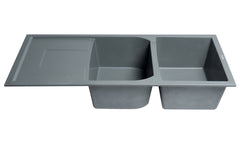 ALFI ALFI AB4620DI-T Double Bowl Granite Composite Kitchen Sink 45.75 inches