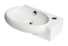 ALFI ALFI ABC117 Bathroom Sink 16.75 inchesL x 10.38 inchesW x 10.88 inchesH