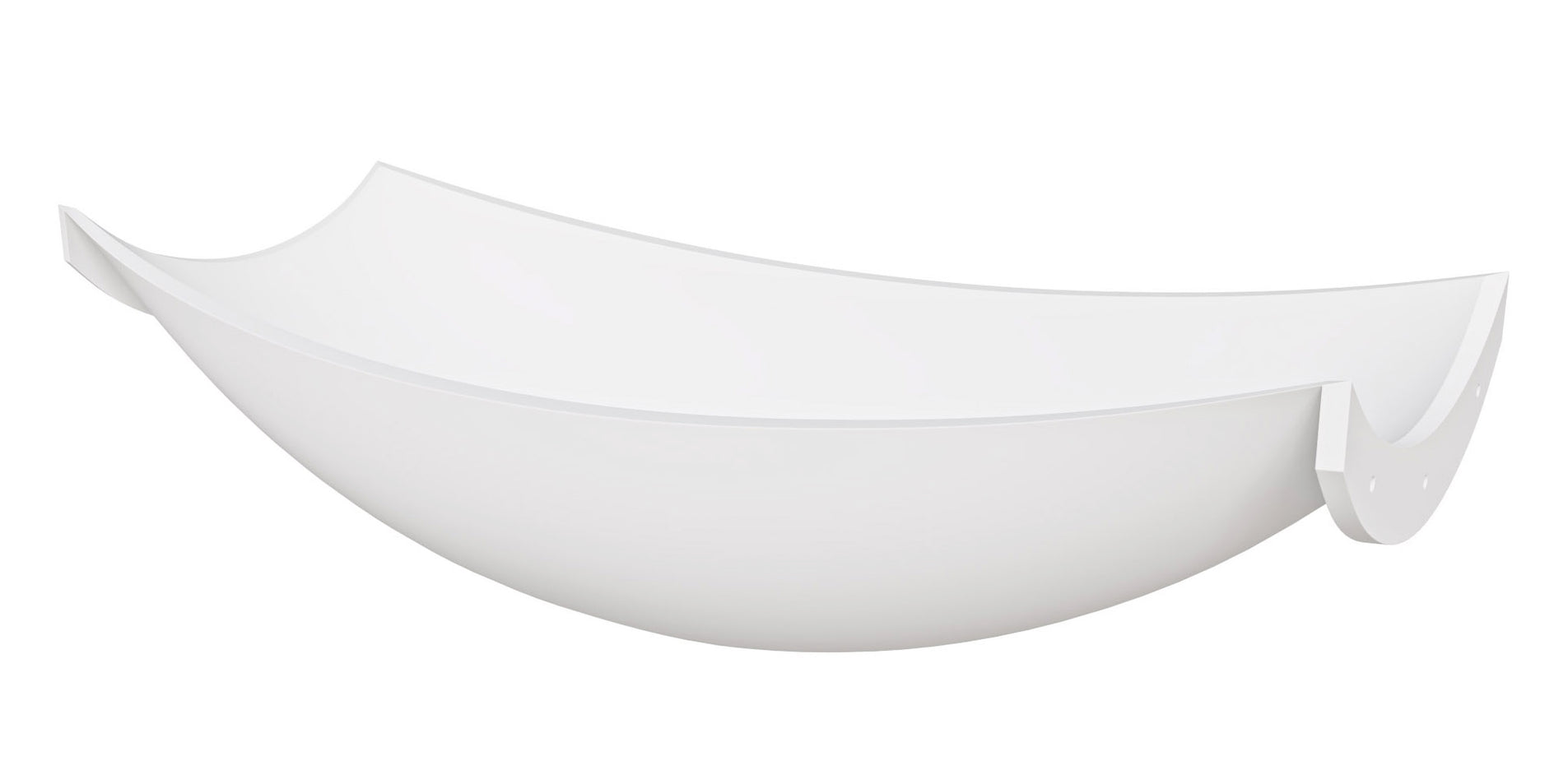 ALFI Alfi HAMMOCKTUB2-WM HammockTub2-WM 71 inches Solid Surface Resin Suspended Wall Mounted Hammock Bathtub