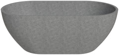 ALFI ALFI ABCO59TUB Oval Concrete Bathtub 59 inches