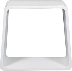 ALFI ALFI ABST55 Alfi Brand White Matte Solid Surface Resin Bathroom Shower Stool