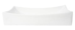 ALFI ALFI ABC904 Fancy Rectangular Above Mount Ceramic Sink