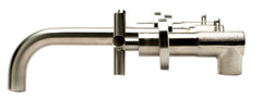 ALFI ALFI AB1035-BN Widespread Wall-Mounted Cross Handle Faucet