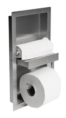 ALFI ALFI ABTPN88-BSS Recessed Toilet Paper Holder Niche