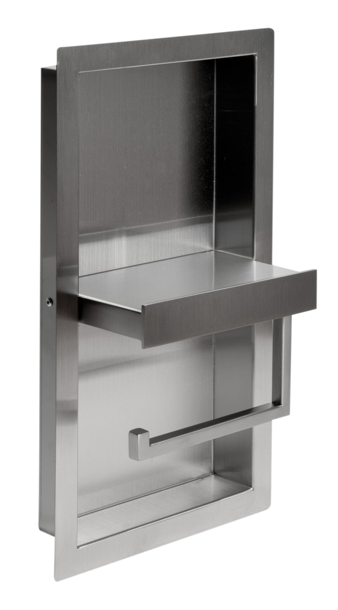 ALFI ALFI ABTPN88-BSS Recessed Toilet Paper Holder Niche
