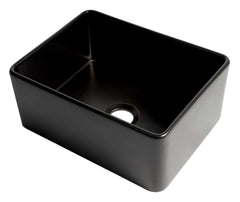 ALFI ALFI ABF2418-BM Brand ABF2418 Smooth Apron 24 inches x 18 inches Single Bowl Fireclay Farm Sink
