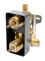 ALFI ALFI AB3809-BN Round Knob 1 Way Thermostatic Shower Mixer