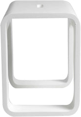 ALFI ALFI ABST99 White Matte Solid Surface Resin Bathroom Shower Stool