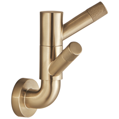 BRIZO Brizo 693537-BLGL Litze Rotating Double Robe Hook With Knurling
