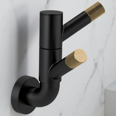 BRIZO Brizo 693537-BLGL Litze Rotating Double Robe Hook With Knurling