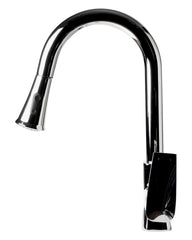 ALFI ALFI ABKF3889-PC Brand Lever Gooseneck Spout Touch Kitchen Faucet 1.8 GPM