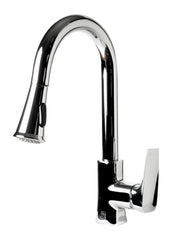 ALFI ALFI ABKF3889-PC Brand Lever Gooseneck Spout Touch Kitchen Faucet 1.8 GPM