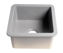 ALFI Alfi ABF1818S-GM Kitchen Sink 18 inches x 18 inches x 9 inches