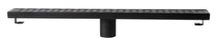 ALFI ALFI ABLD24C-BM Linear Shower Drain 24 Inches Black Matte Stainless Steel