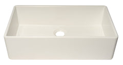 ALFI ALFI AB536-W Farmhouse Single Bowl Fireclay Farm Sink 36 Inch