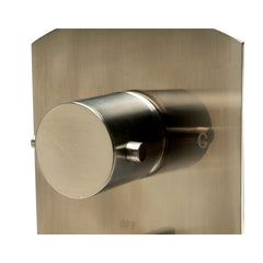 ALFI ALFI AB3809-PC Thermostatic 2-Handle Shower Mixer with Temperature Control