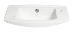 ALFI ALFI ABC115 Small Wall Mounted Ceramic Sink with Faucet Hole