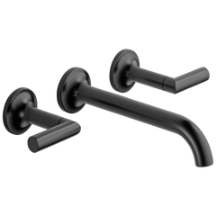 BRIZO Brizo 65875LF-BL Jason Wu for Brizo Two-Handle Wall-Mount Lavatory Faucet 1.5 gpm