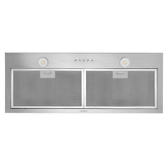 BROAN-NUTONE Broan-Nutone BBN2243SS Custom Cabinet Built-in 3-Speed Power Pack Insert with LED Lighting 350 Max Blower CFM 24-Inch