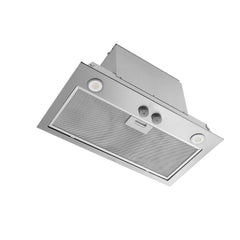 BROAN-NUTONE Broan-Nutone PM400SS Custom Cabinet Built-in 3-Speed Power Pack Insert with LED Lighting and 450 Max Blower CFM