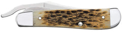 CASE CASE 260 Pocket Knife Amber Jigged Bone Russlock 4 1/4 Inches
