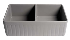 ALFI ALFI ABF3318D-GM Smooth Apron Farm Sink 33 inches x 18 inches