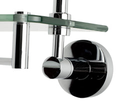 ALFI ALFI AB9549 Wall Mounted Double Glass Shower Shelf Bathroom Accessory