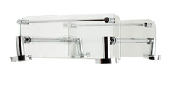 ALFI ALFI AB9549 Wall Mounted Double Glass Shower Shelf Bathroom Accessory