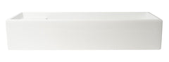 ALFI Alfi AB39TR Above Mount Fireclay Bathroom Trough Sink