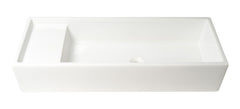 ALFI Alfi AB39TR Above Mount Fireclay Bathroom Trough Sink