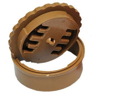 DAWN Dawn ICAP-2 Yellow Stop & Waste Cap 2 inches