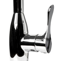 ALFI ALFI ABKF3783-PC Polished Chrome Single Handle Deck-mount Pull-down Kitchen Faucet with Sprayer
