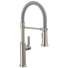 DELTA FAUCET Delta 18829-SS-DST Rhett Single Handle Pull-Down Kitchen Faucet 1.8 gpm
