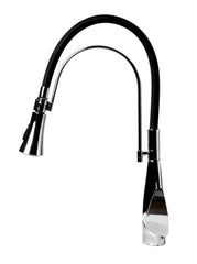 ALFI ALFI ABKF3001-PC Single Handle Deck-mount Pull-down Kitchen Faucet with Sprayer