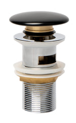 ALFI ALFI AB8056-BM Brand Brass Ceramic Mushroom Top Pop Up Drain