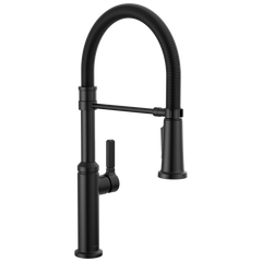 DELTA FAUCET Delta 18829-BL-DST Rhett Single Handle Pull-Down Spring Kitchen Faucet