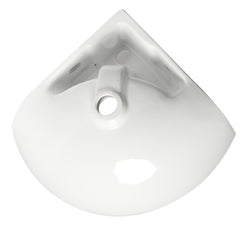 ALFI Alfi ABC120 Corner Wall Mounted Ceramic Sink 22 inches