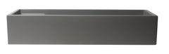 ALFI ALFI AB39TRGM Bathroom Sink 39 inches Grey Matte