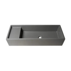 ALFI ALFI AB39TRGM Bathroom Sink 39 inches Grey Matte