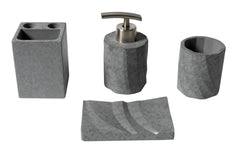 ALFI ALFI ABCO1019 5 Piece Solid Concrete Bathroom Accessory Set