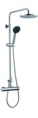 ALFI ALFI AB2867-PC Round Style Thermostatic Exposed Shower Set