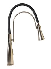 ALFI Alfi ABKF3001-BN Kitchen Faucet with Black Rubber Stem